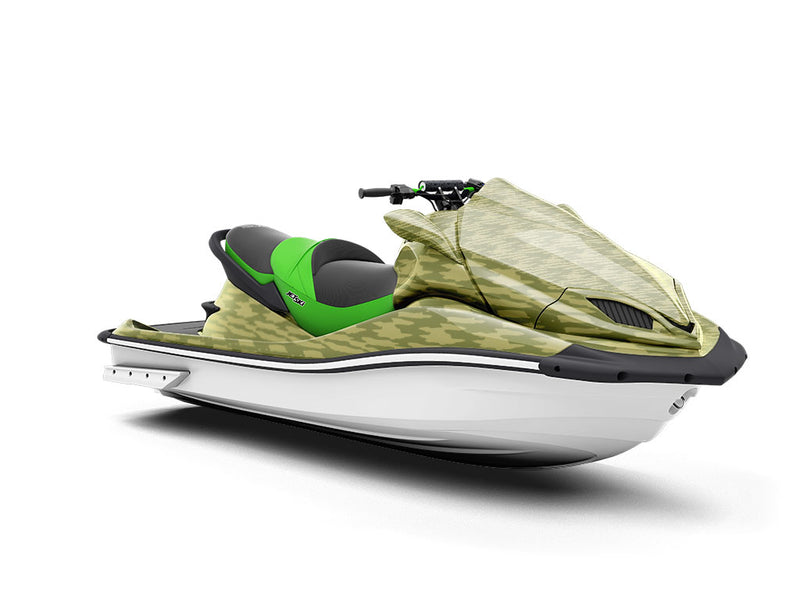 Jigsaw Pattern Camouflage Jet Ski Vinyl Customized Wrap
