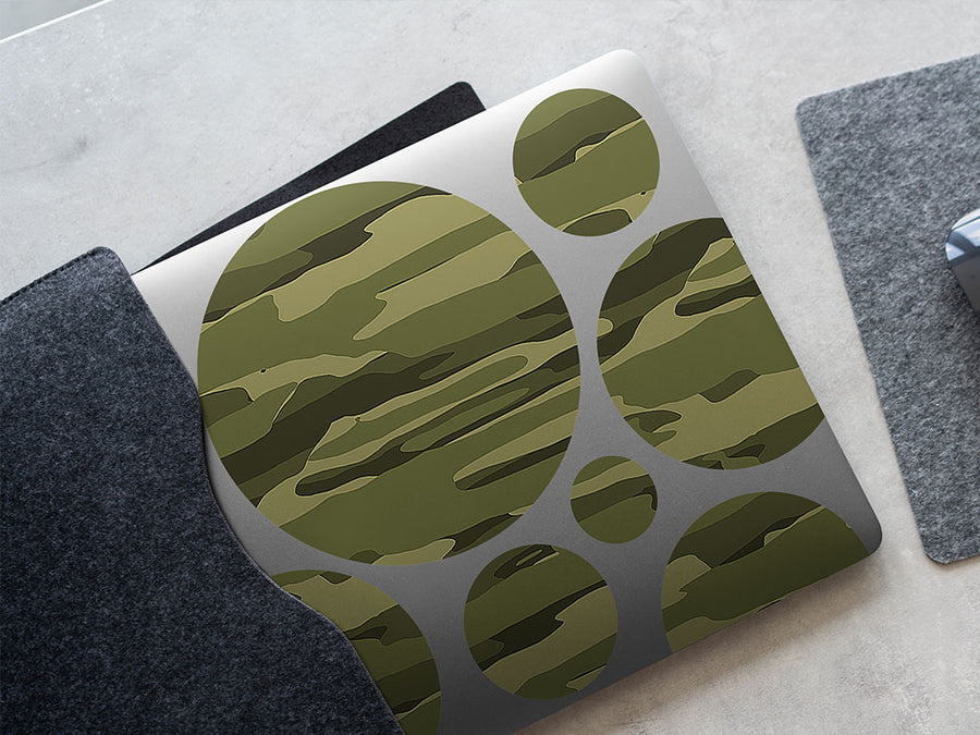 jigsaw tropics camouflage DIY Laptop Stickers