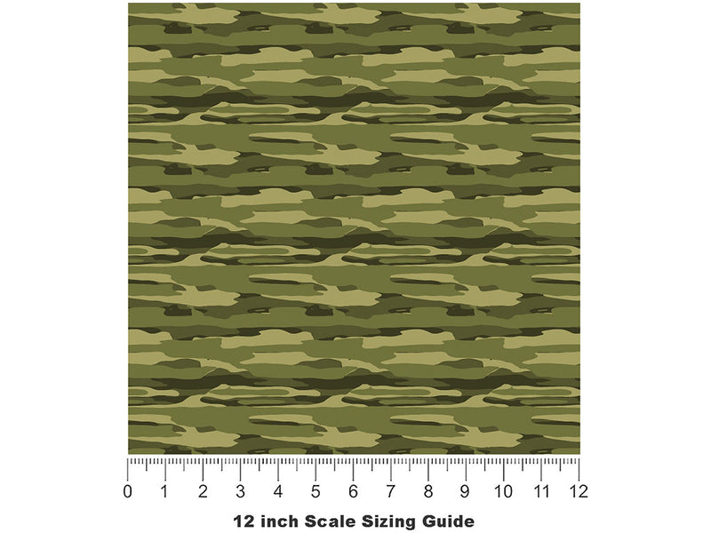 Jigsaw Tropics Camouflage Vinyl Film Pattern Size 12 inch Scale~Rwraps Jigsaw Tropics Camouflage Sizing Chart~3