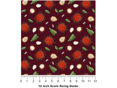 Jit Lee Fruit Vinyl Film Pattern Size 12 inch Scale~Rwraps Jit Lee Fruit Sizing Chart~2