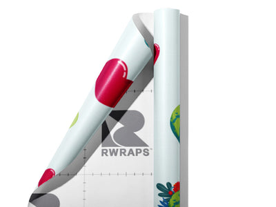 Join Hands Heart Wrap Film Sheets~Rwraps Series 914 Join Hands Heart Scrolled Sheet~3