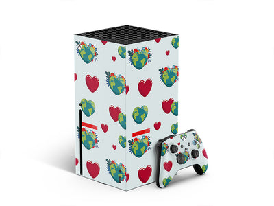 join hands heart XBOX DIY Decal