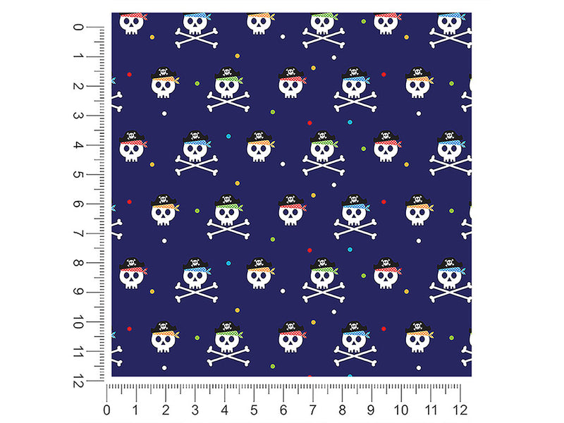 jolly roger pirate 1ft x 1ft Craft Sheets