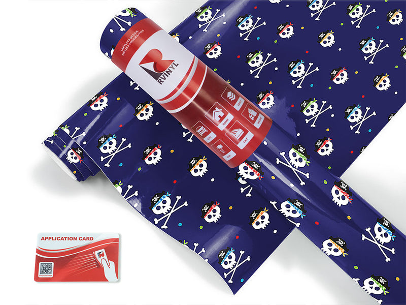 jolly roger pirate Craft Vinyl Roll