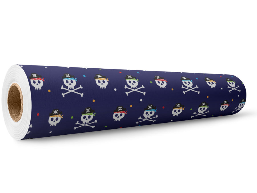 Jolly Roger Pirate Wrap Film Wholesale Roll~Rwraps Series 914 Digitally Printed Vinyl Roll~5