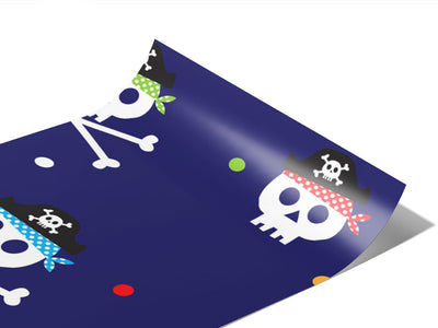 Jolly Roger Pirate Vinyl Wraps~Rwraps Series 914 Digitally Printed Vinyl Wrap~0