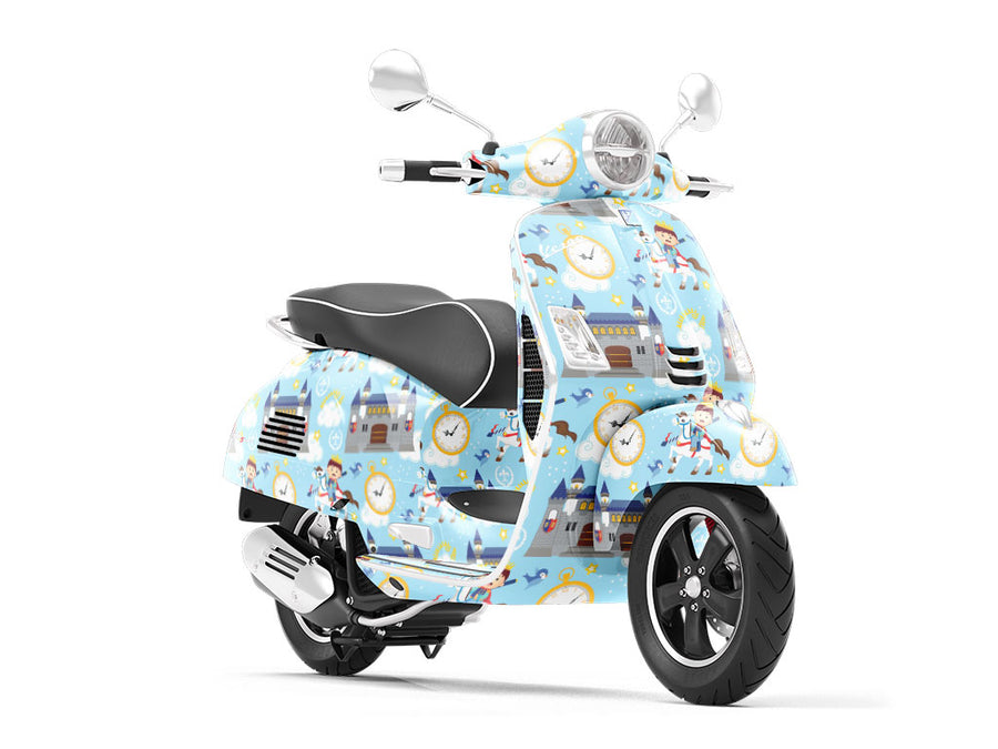 Journey Back Fantasy Vespa Scooter Wrap Film