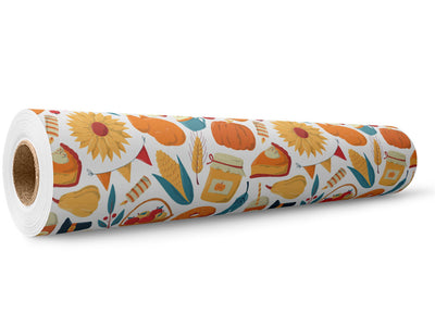 Joyful Bounty Americana Wrap Film Wholesale Roll~Rwraps Series 914 Digitally Printed Vinyl Roll~5