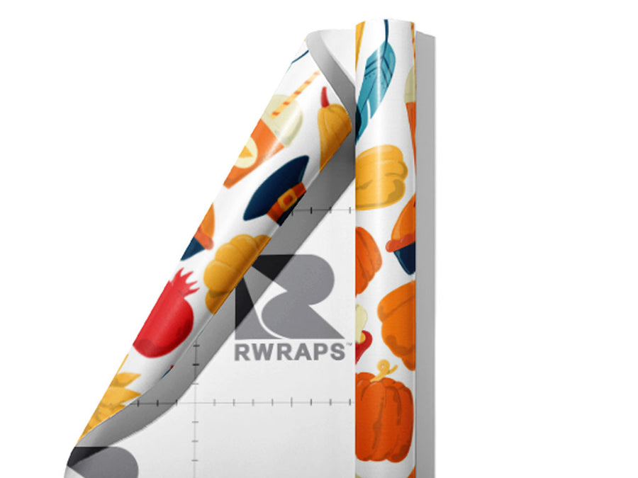 Joyful Bounty Americana Wrap Film Sheets~Rwraps Series 914 Joyful Bounty Americana Scrolled Sheet~4