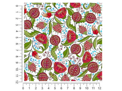 joyful dahlia floral 1ft x 1ft Craft Sheets