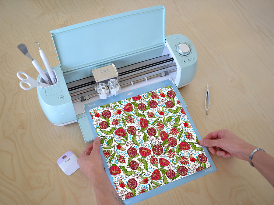 joyful dahlia floral Cricut Compatible Vinyl