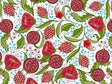 Joyful Dahlia Floral Vinyl Wrap Pattern~Rwraps Series 914 Digitally Printed Vinyl Wrap~0