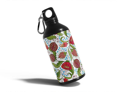 joyful dahlia floral Water Bottle DIY Stickers