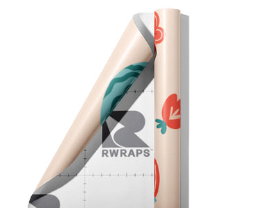 Jubilee Bush Fruit Wrap Film Sheets~Rwraps Series 914 Jubilee Bush Fruit Scrolled Sheet~3