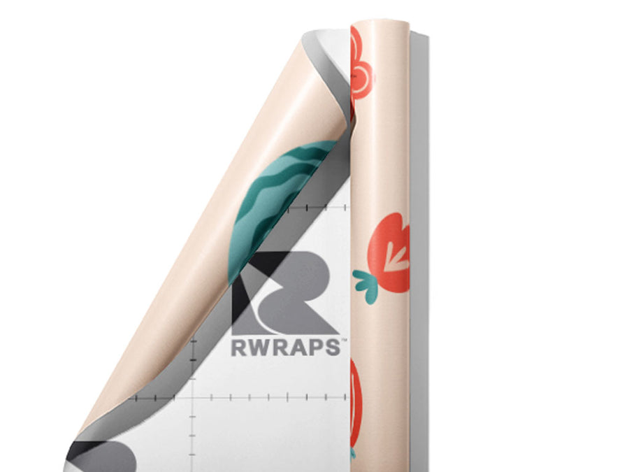 Jubilee Bush Fruit Wrap Film Sheets~Rwraps Series 914 Jubilee Bush Fruit Scrolled Sheet~3