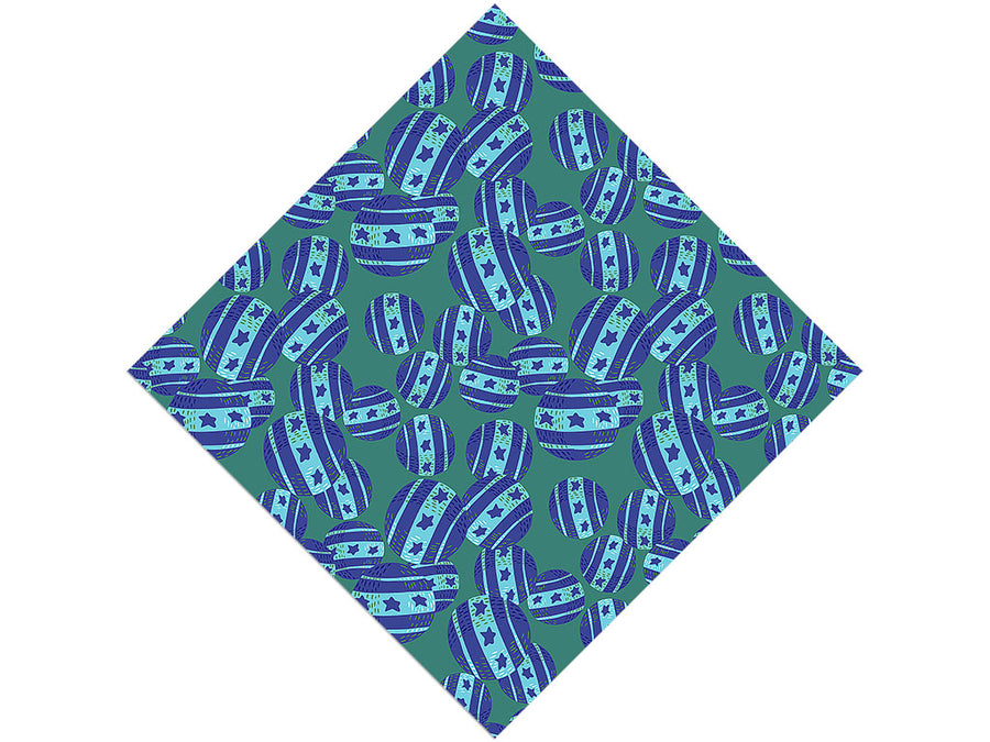 Juggling Balls Circus Vinyl Wrap Pattern