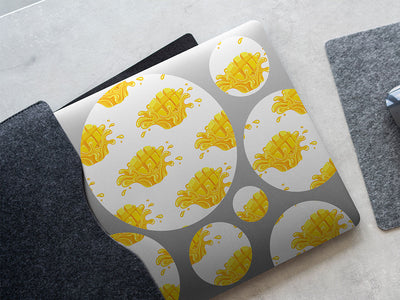 juicy cubes fruit DIY Laptop Stickers