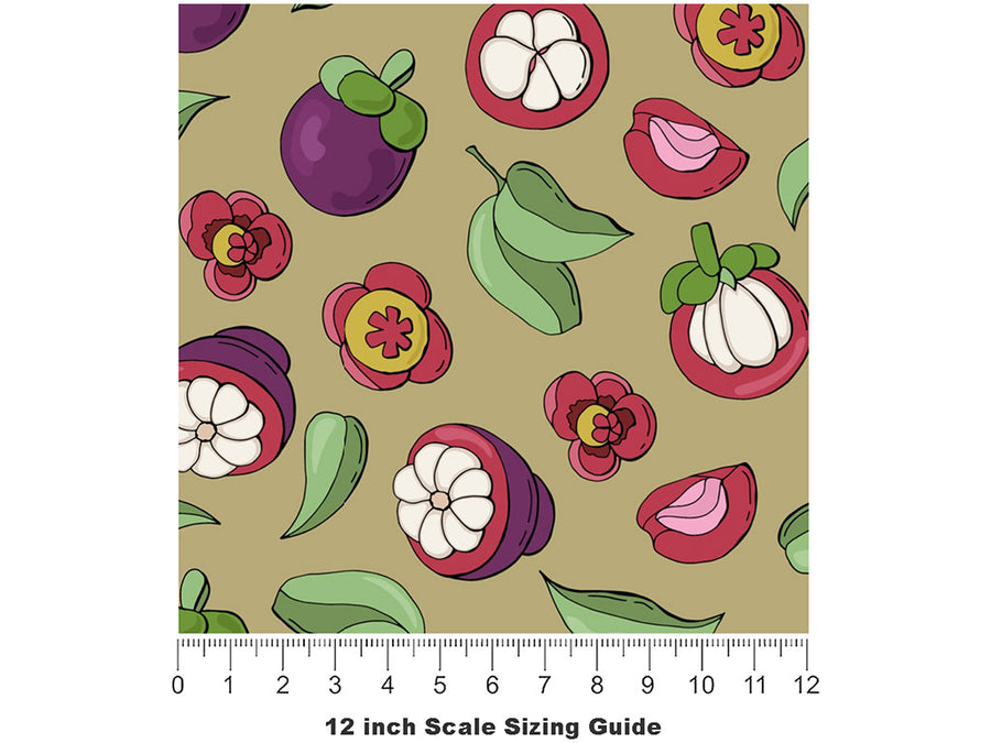 Juicy Delicacy Fruit Vinyl Film Pattern Size 12 inch Scale~Rwraps Juicy Delicacy Fruit Sizing Chart~2