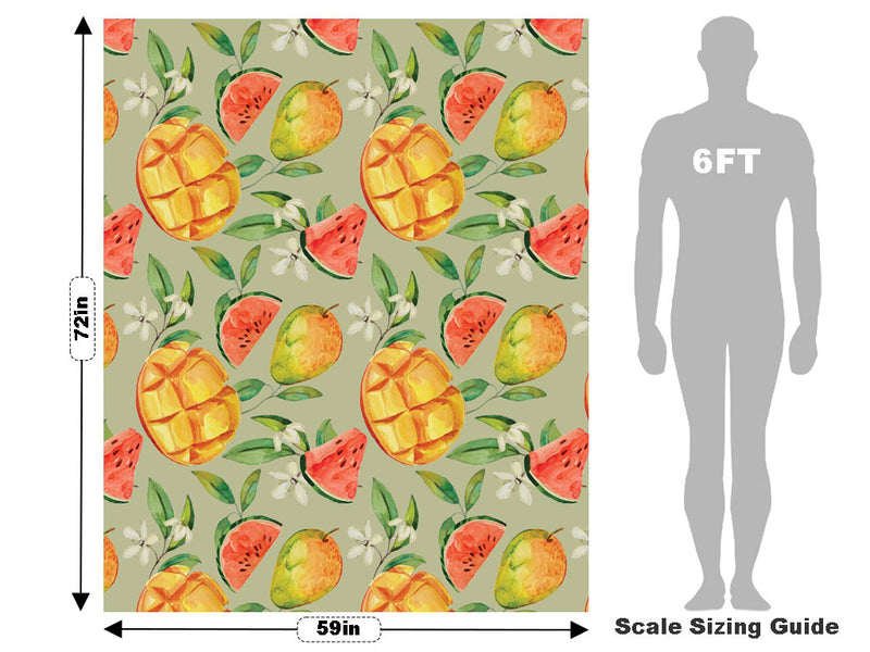Juicy Sweet Fruit Vehicle Wrap Scale~Rwraps Series 914 Juicy Sweet Fruit Measurements~1