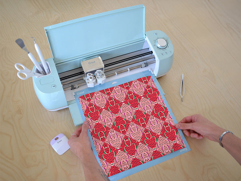 juicy watermelon mosaic Cricut Compatible Vinyl