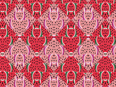 Juicy Watermelon Mosaic Vinyl Wrap Pattern~Rwraps Series 914 Digitally Printed Vinyl Wrap~0