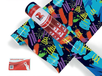 jump around retro Craft Vinyl Roll