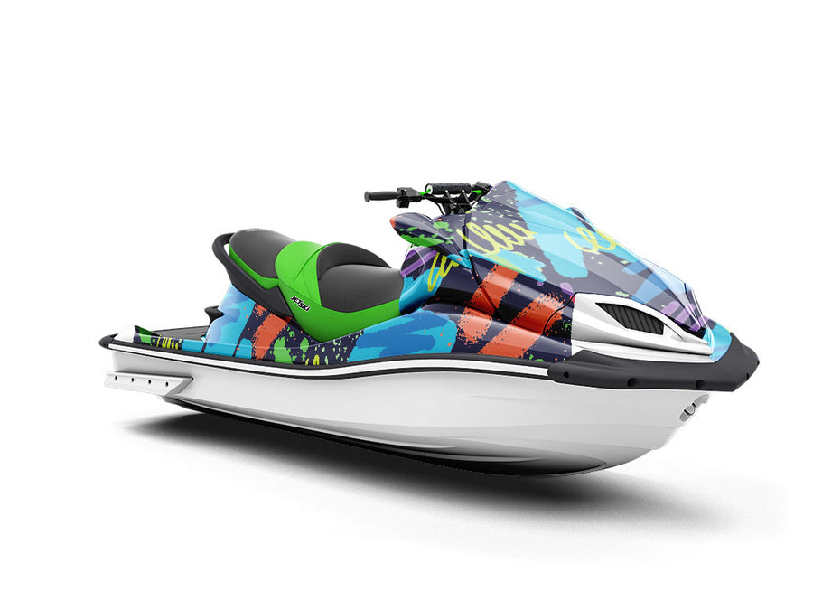 Jump Around Retro Jet Ski Vinyl Customized Wrap