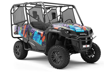 Jump Around Retro Utility Vehicle Vinyl Wrap