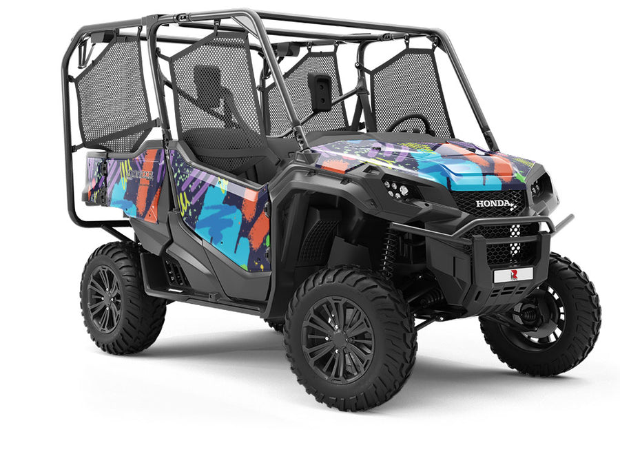 Jump Around Retro Utility Vehicle Vinyl Wrap