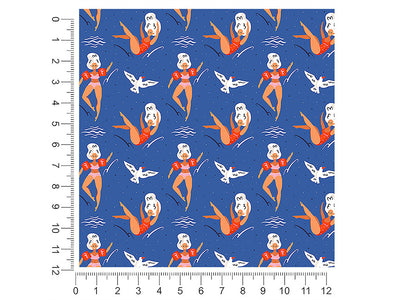 jump in summertime 1ft x 1ft Craft Sheets