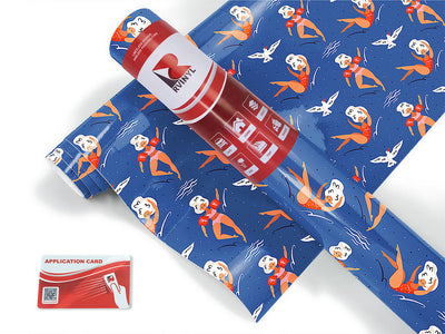 jump in summertime Craft Vinyl Roll