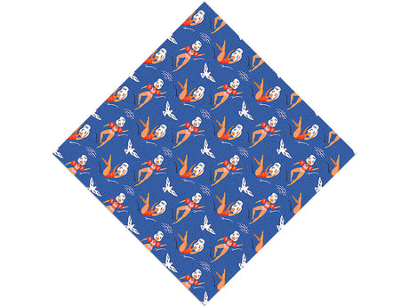 Jump In Summertime Vinyl Wrap Pattern