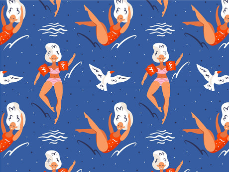 Jump In Summertime Vinyl Wrap Pattern~Rwraps Series 914 Digitally Printed Vinyl Wrap~0