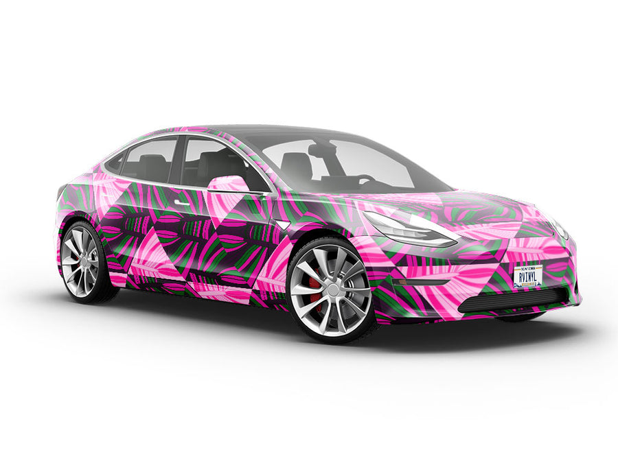 Jumping Man Art Deco Vehicle Vinyl Wrap