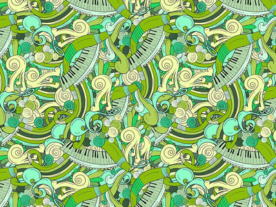 Jungle Chords Music Vinyl Wrap Pattern~Rwraps Series 914 Digitally Printed Vinyl Wrap~0
