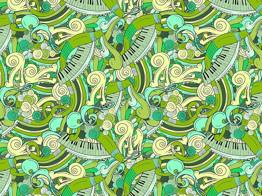 Jungle Chords Music Vinyl Wrap Pattern~Rwraps Series 914 Digitally Printed Vinyl Wrap~0