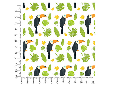 jungle greens bird 1ft x 1ft Craft Sheets