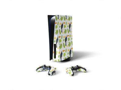 jungle greens bird Sony PS5 DIY Skin