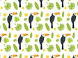Jungle Greens Birds Vinyl Wrap Pattern~Rwraps Series 914 Digitally Printed Vinyl Wrap~0