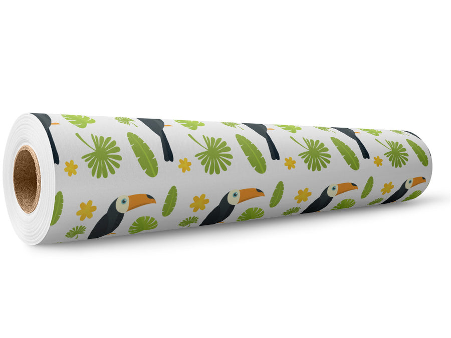 Jungle Greens Birds Wrap Film Wholesale Roll~Rwraps Series 914 Digitally Printed Vinyl Roll~5