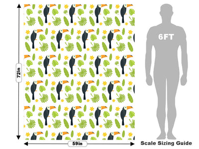 Jungle Greens Birds Vehicle Wrap Scale~Rwraps Series 914 Jungle Greens Birds Measurements~1