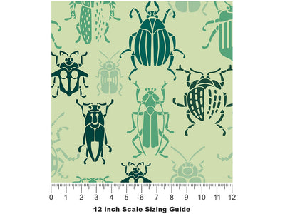 Jungle Home Bug Vinyl Film Pattern Size 12 inch Scale~Rwraps Jungle Home Bug Sizing Chart~2