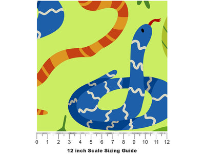 Jungle Journey Reptile Vinyl Film Pattern Size 12 inch Scale~Rwraps Jungle Journey Reptile Sizing Chart~2