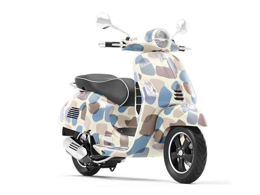 Jungle Mud Cobblestone Vespa Scooter Wrap Film