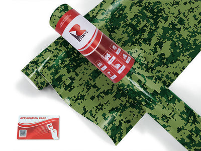 jungle pixel camouflage Craft Vinyl Roll