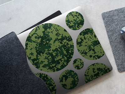 jungle pixel camouflage DIY Laptop Stickers