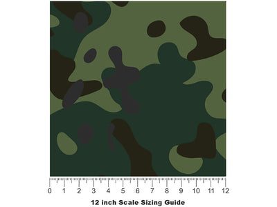 Juniper Multicam Camouflage Vinyl Film Pattern Size 12 inch Scale~Rwraps Juniper Multicam Camouflage Sizing Chart~3