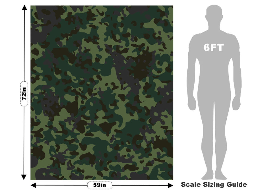 Juniper Multicam Camouflage Vehicle Wrap Scale~Rwraps Series 914 Juniper Multicam Camouflage Measurements~2