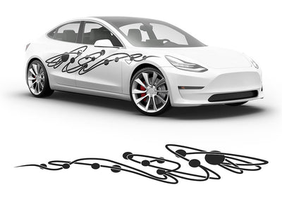 Jupiter Body Graphic~Full Side Auto Decal Kit~0