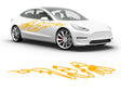 3M Sunflower Yellow Jupiter Body Graphic~Full Side Auto Decal Kit~0